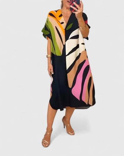 Cymarie | Chic Stoffkjole for Enhver Anledning