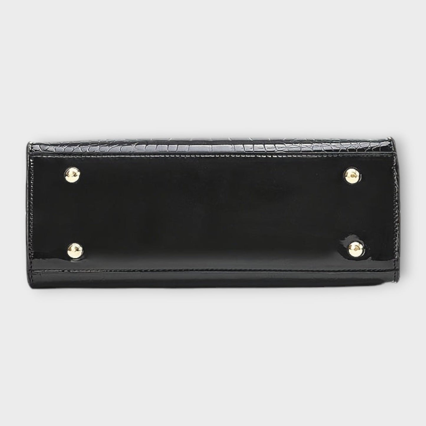 Glanset Krokodillemønster Håndveske for Stilige Anledninger