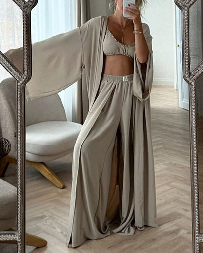 Iana | Stilig Strikkegenser Sett for Hverdagsbruk