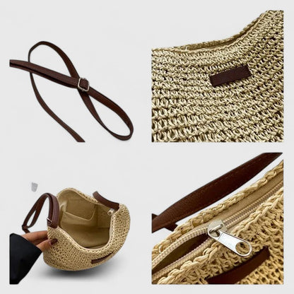 Chic bomull crossbody-veske for hverdagsbruk