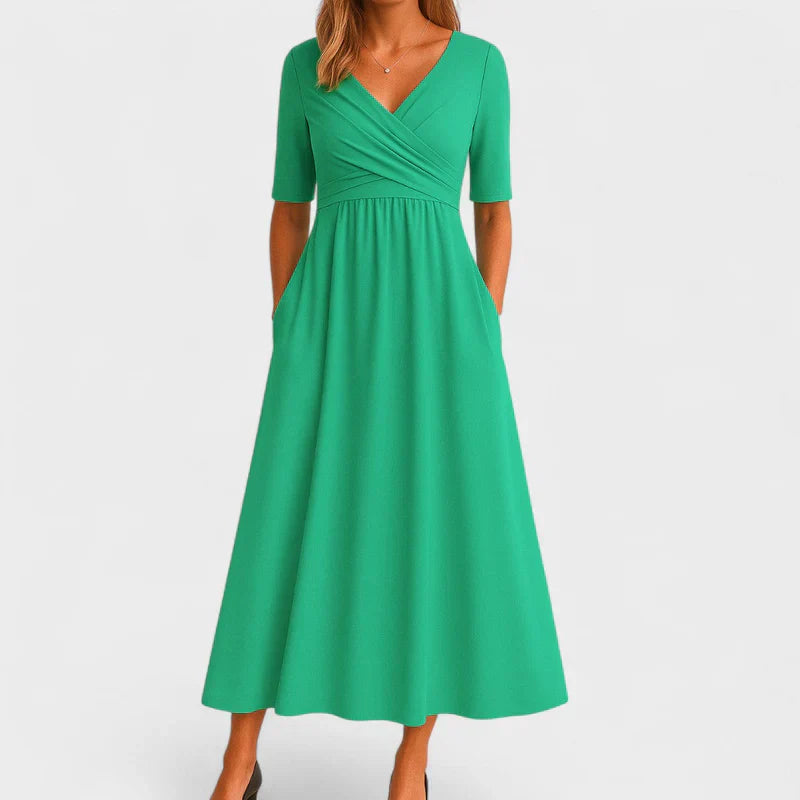 Phoebe | Chic Midi Kjole for Enhver Anledning