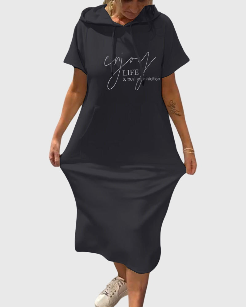 Stilig Kattonghette Kjole for Hverdagsbruk