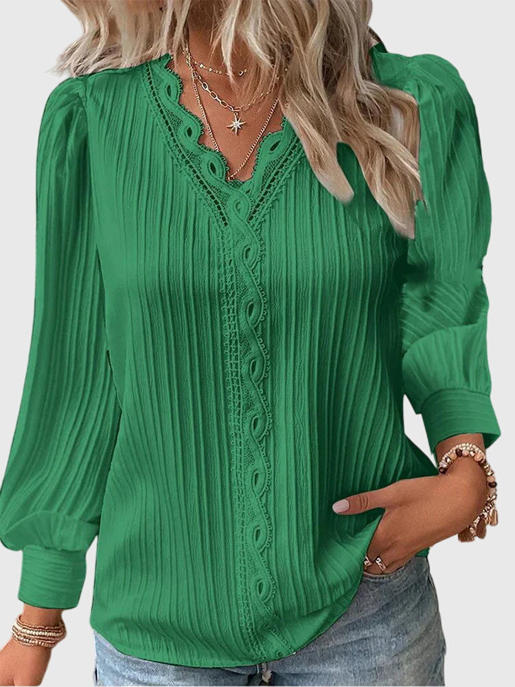 Andrea™ | Chic Pullover Bluse for enhver anledning