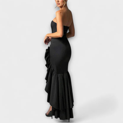 Zuri Off-Shoulder Maxi Kjole for Chic Arrangementer