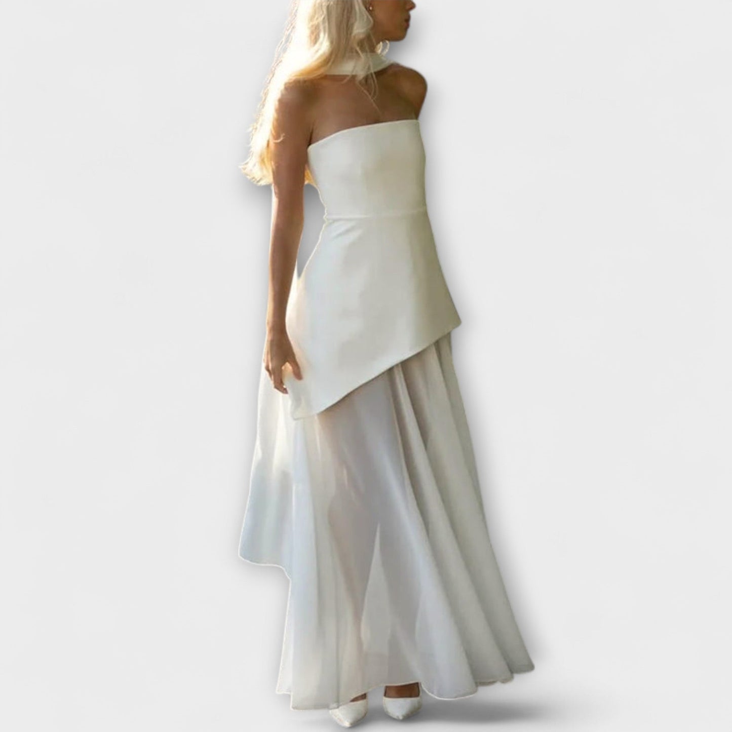 Chiffon Maxi Kjole for Spesielle Anledninger