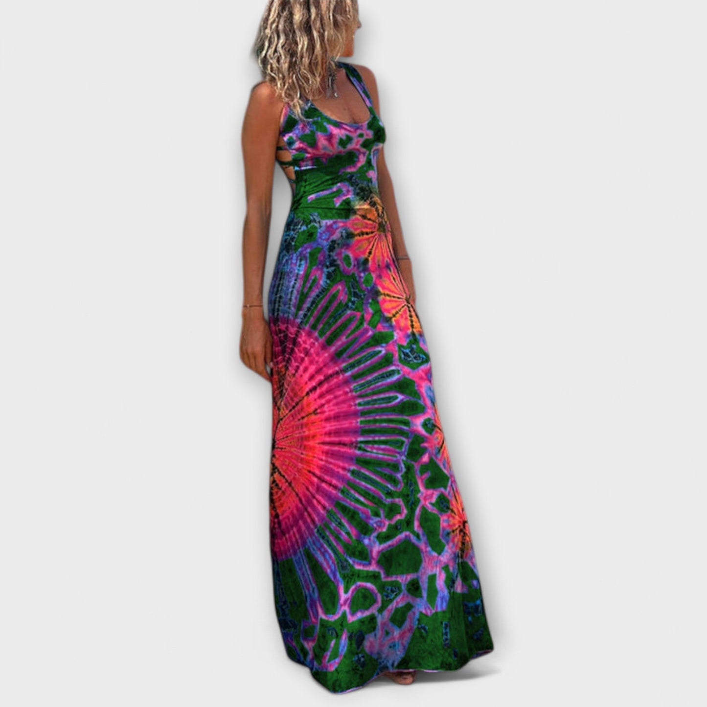 Ronja - La Bamba Tie-Dye Maxi Kjole for Alle Anledninger