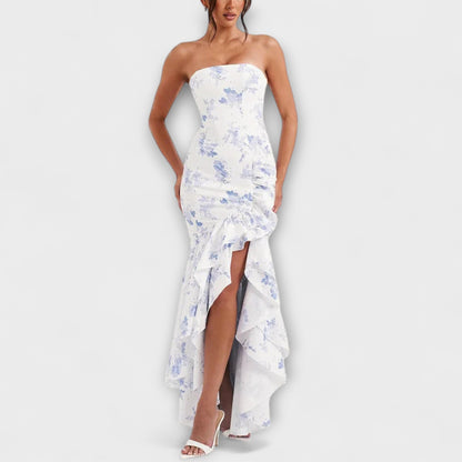 Zuri Off-Shoulder Maxi Kjole for Chic Arrangementer