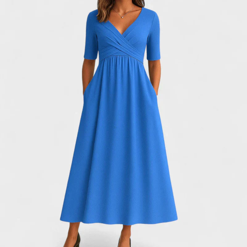 Phoebe | Chic Midi Kjole for Enhver Anledning