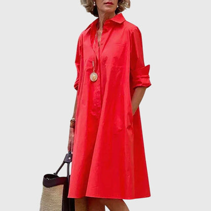 Paige™ - Stilig Kjole med Lommer for Alle Anledninger