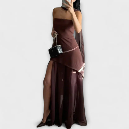 Chiffon Maxi Kjole for Spesielle Anledninger