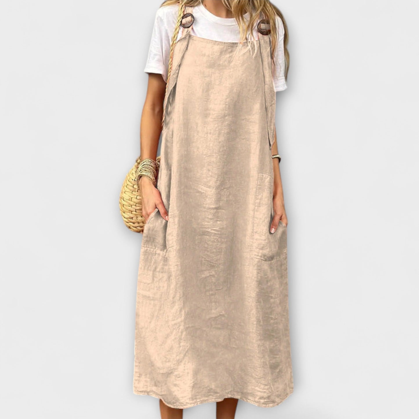 Mirta Stilig Denim Overalls for Hverdagsbruk