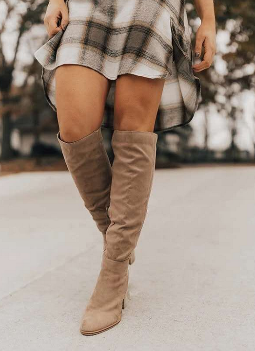 Eliana Suede Kneboots for Chic Høststil
