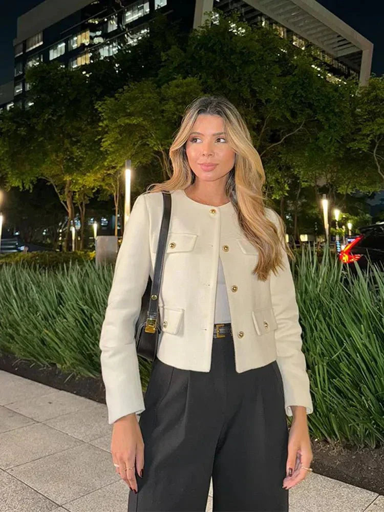 Arya - Stilfull Tweed Blazer for Alle Anledninger