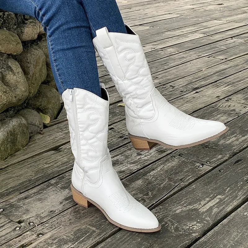 Bella - Stilige Western Cowboy Boots for Alle Anledninger