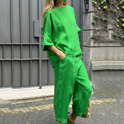 Kassiani | Chic Avslappet Passform Ensemble for Enhver Anledning