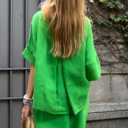 Kassiani | Chic Avslappet Passform Ensemble for Enhver Anledning