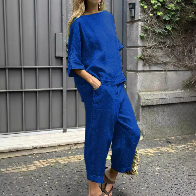 Kassiani | Chic Avslappet Passform Ensemble for Enhver Anledning