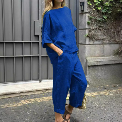 Kassiani | Chic Avslappet Passform Ensemble for Enhver Anledning