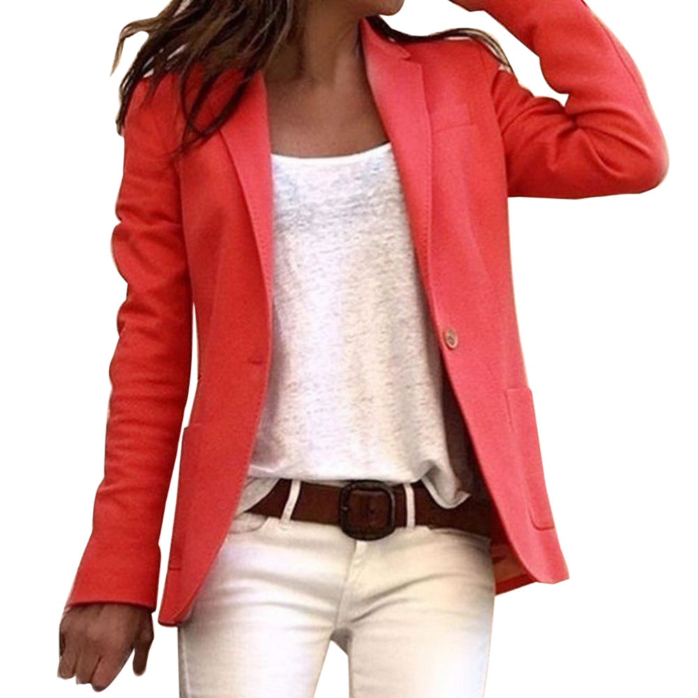 Donna - Chic Slim Fit Blazer for Enhver Anledning