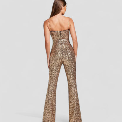 Dame Sequin Jumpsuit | Glitrende Festantrekk for Spesielle Anledninger